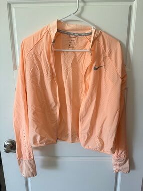 Nike Women's Peach Lightweight Dri‑Fit Bomber Jacket